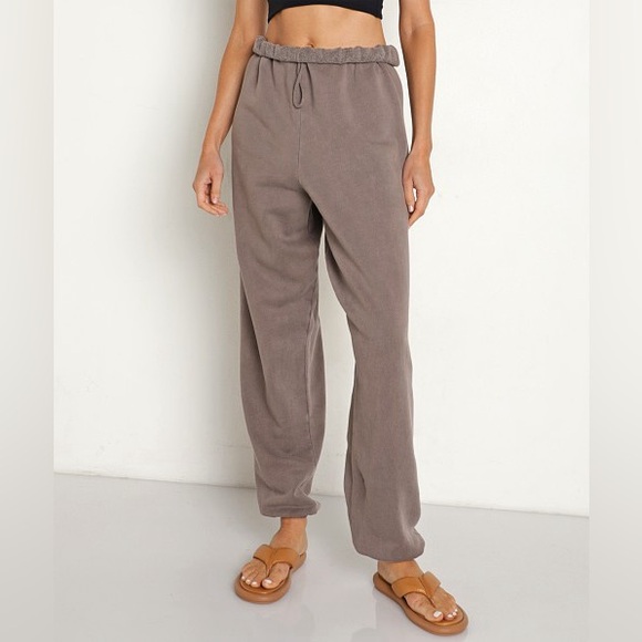 NWT Joah Brown Oversized Jogger Sweatpants M/L - Picture 4 of 15